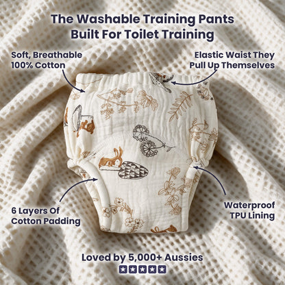 SleepGuardian™ Cotton Training Pants –  2-3yrs
