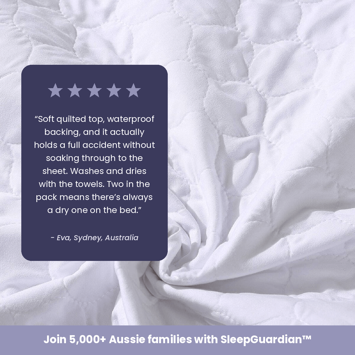 SleepGuardian™ Waterproof Bed Pad